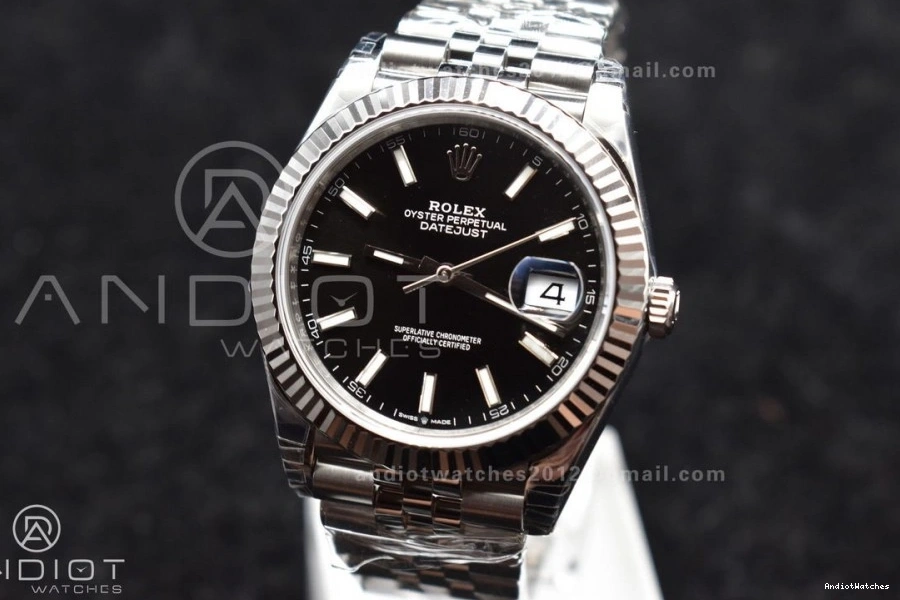 DateJust Black Edition 126334 VSF Dial Best VS 41 1:1 Jubilee Steel Youthful 904L on 392 Stick SS Bracelet 1028